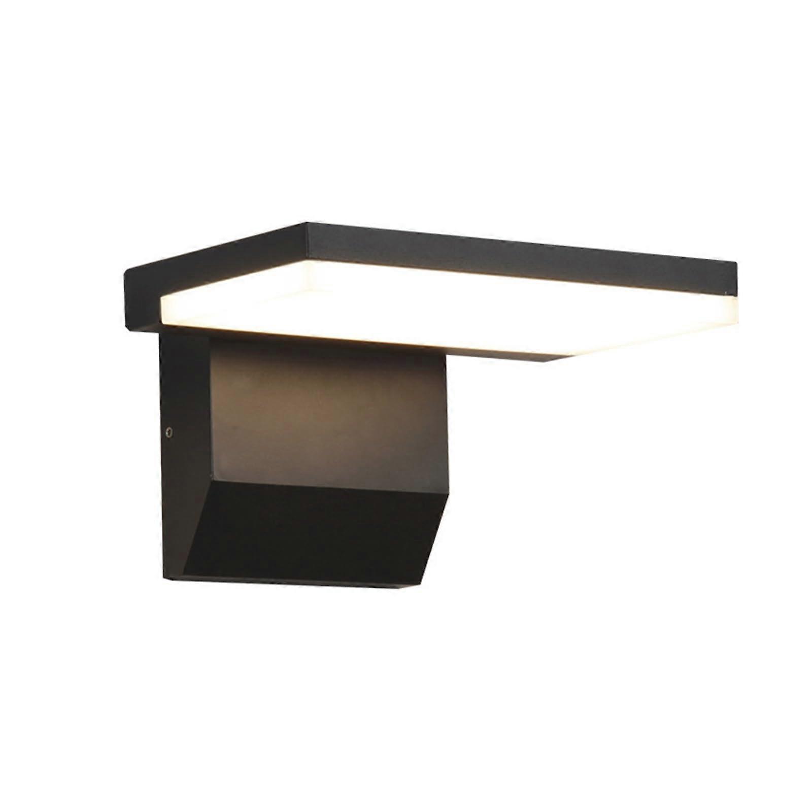 Adjustable angle outdoor wall lamp simple aluminum wall lamp (Induction 18W)