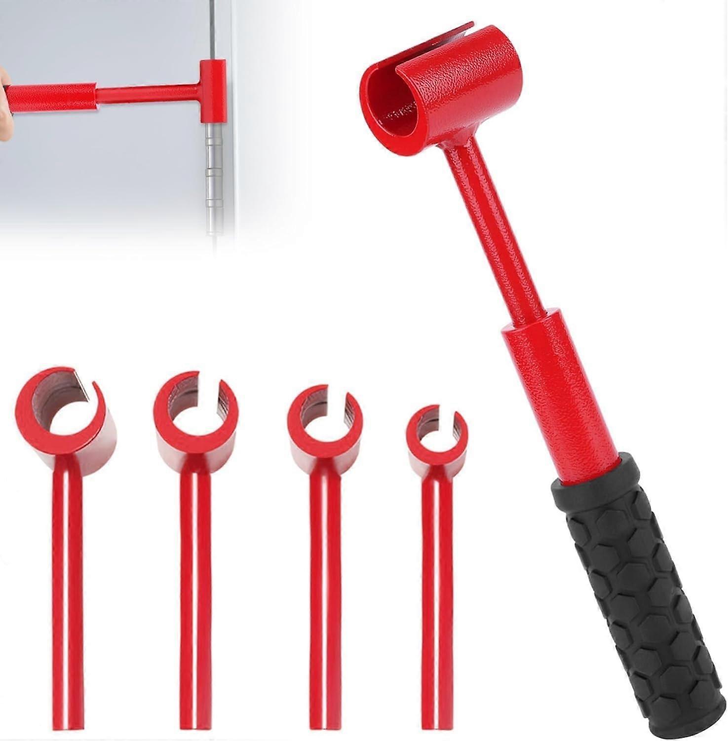 Hinge Gap Adjustment Key 4-in-1 Tool for Door Hinge Repair 14-25 mm Adjustable for Fire, Cleanroom, and Security Doors