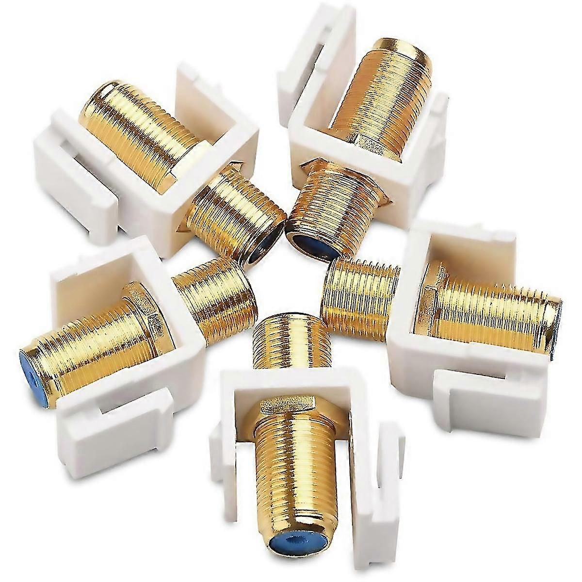 For 5 pack rg6 jack insert coaxial jack insert gender changer