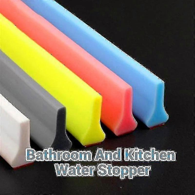 Foldable Shower Threshold Water Dam, Retention Barrier, Multiple Sizes & Colors