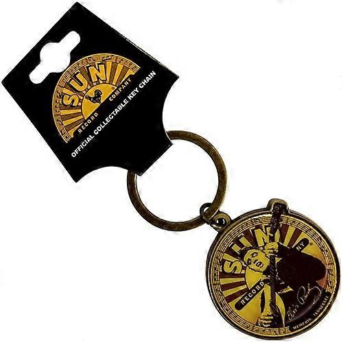 Sun Records Elvis Label Keyring