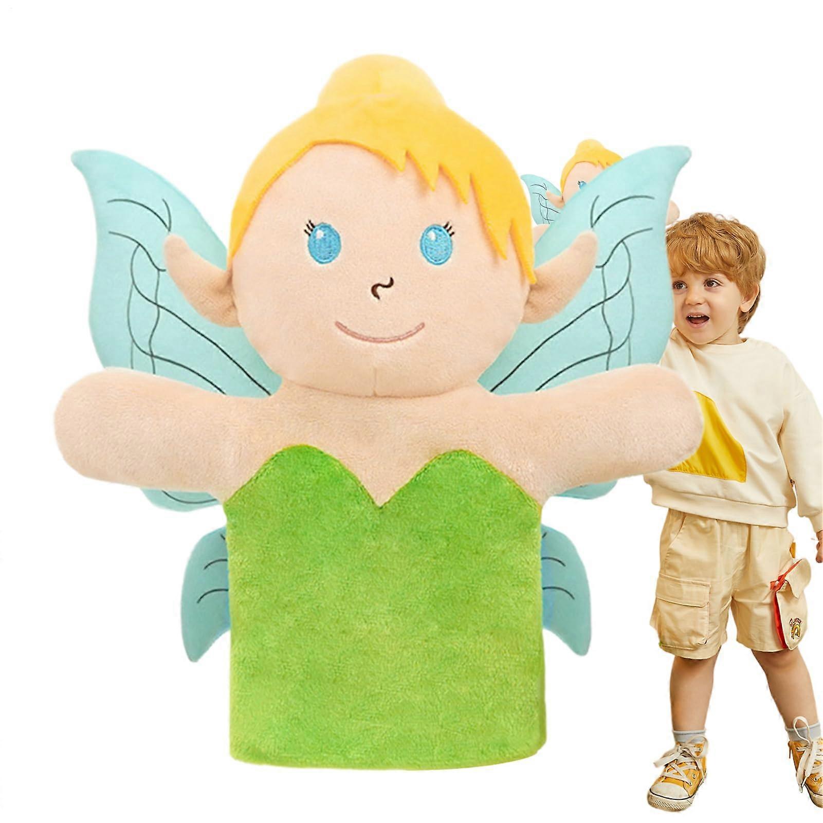 Hand puppets for children | Interactive fairy tale hand puppets made of plush for preschool children | Storytelling learning toy