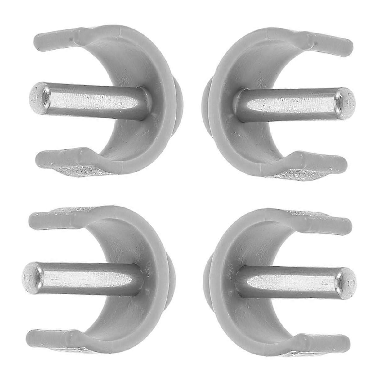 C-Shaped Locking Clips for Walking Aids - 4 Durable Steel Clamps Compatible with Various Walking Stick Styles