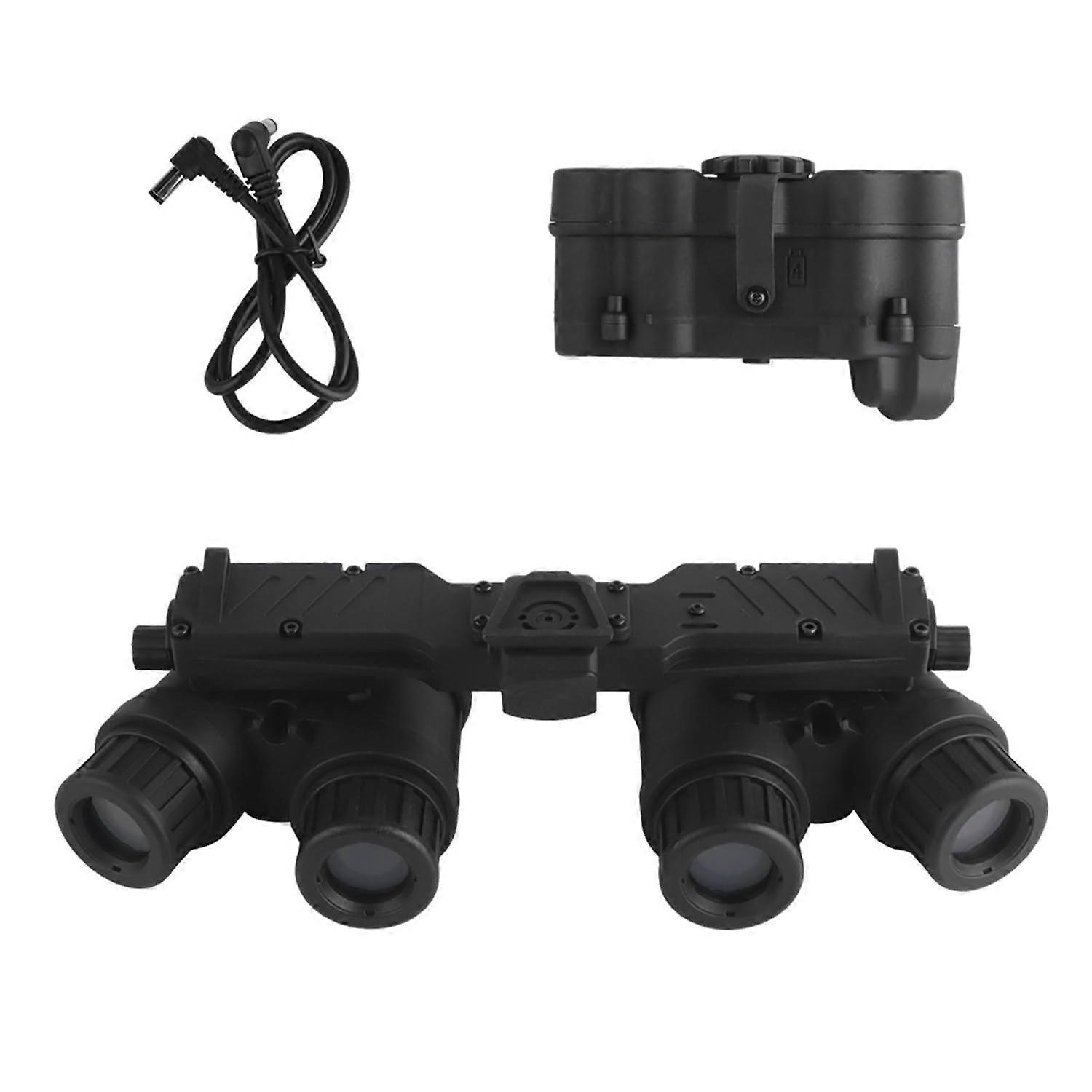 GPNVG 18 Tactical Binocular Night Vision Dummy Model,Tactical Helmet No Function NVG Model Kit for Cosplay Display Black GPNVG18 Model