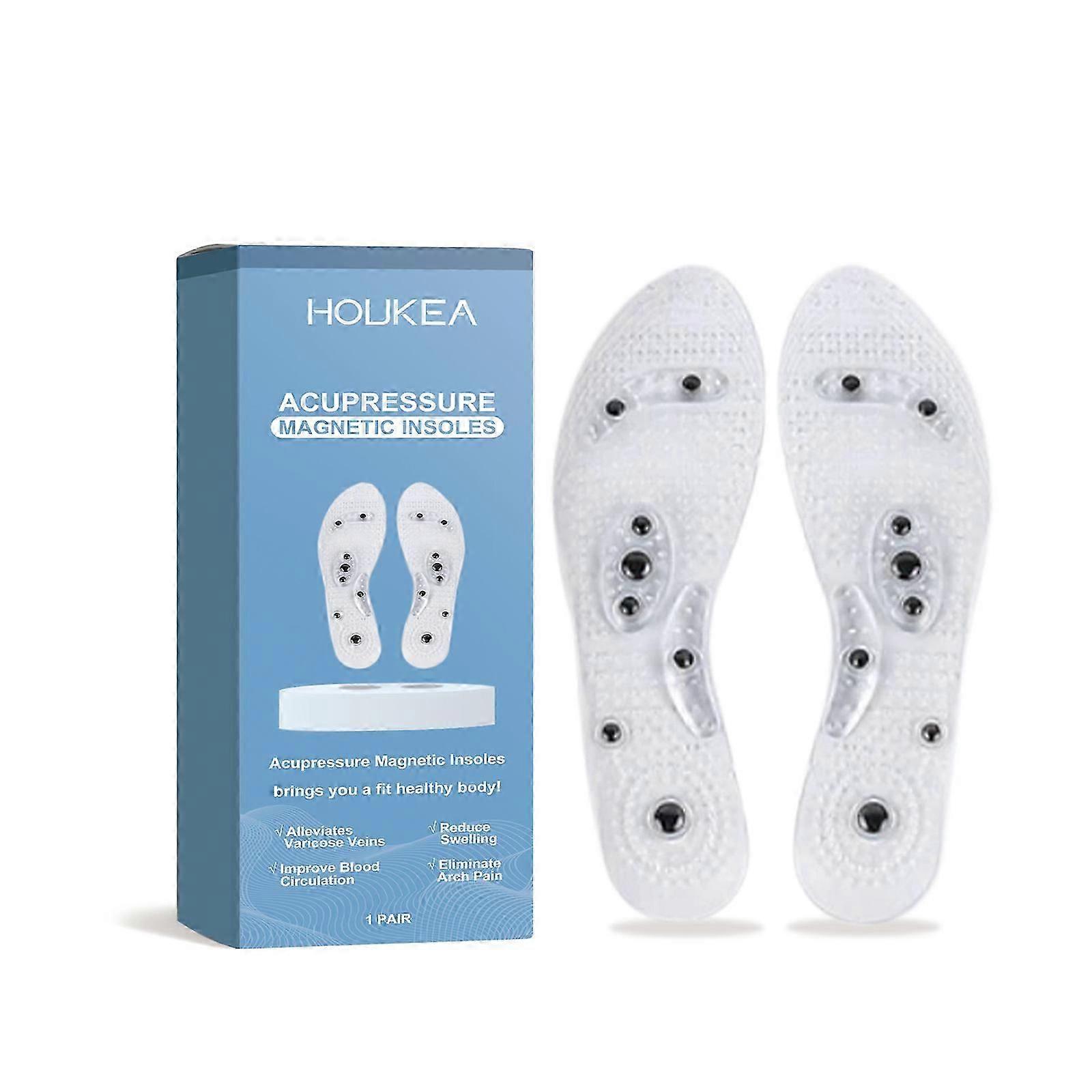 Magnetic Foot Pressure Insoles - Durable, Breathable Massage Pads for Foot Relaxation & Comfort | Ergonomic Design for All-Day Support and Foot Care