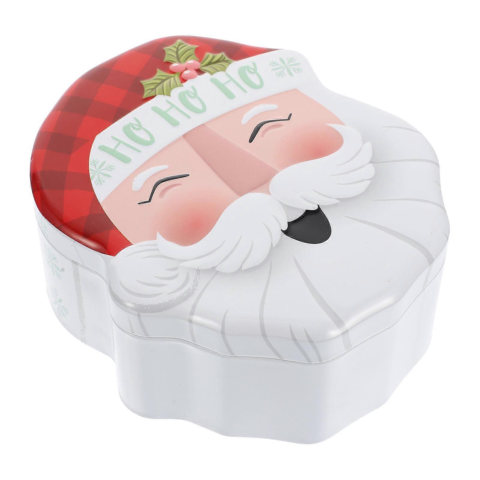 Metal Candy Container Decoration Box for Holiday Decorations Multi Color Use 1Set