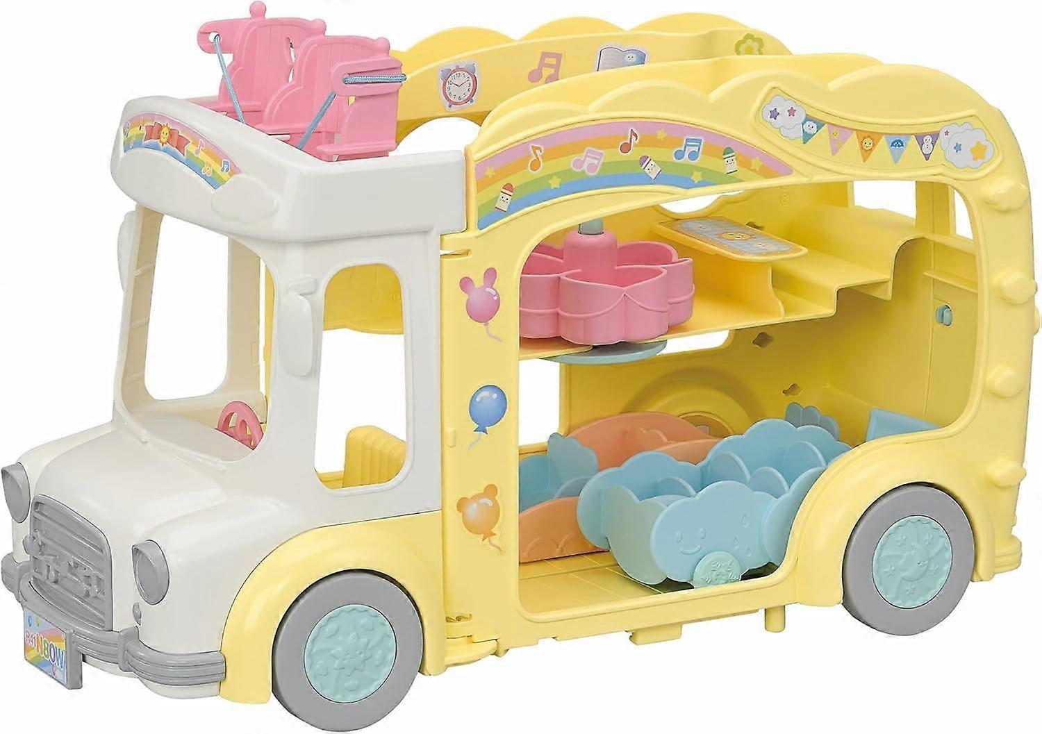 Sylvanian Families - Rainbow Fun Nursery Bus Toy