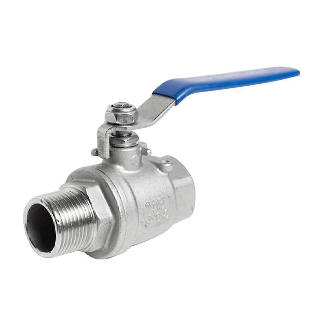Ball Valve 304 Stainless Steel, For Swimming Pool, 4Inch Threaded Water Pipe Valve, Pool Compatible