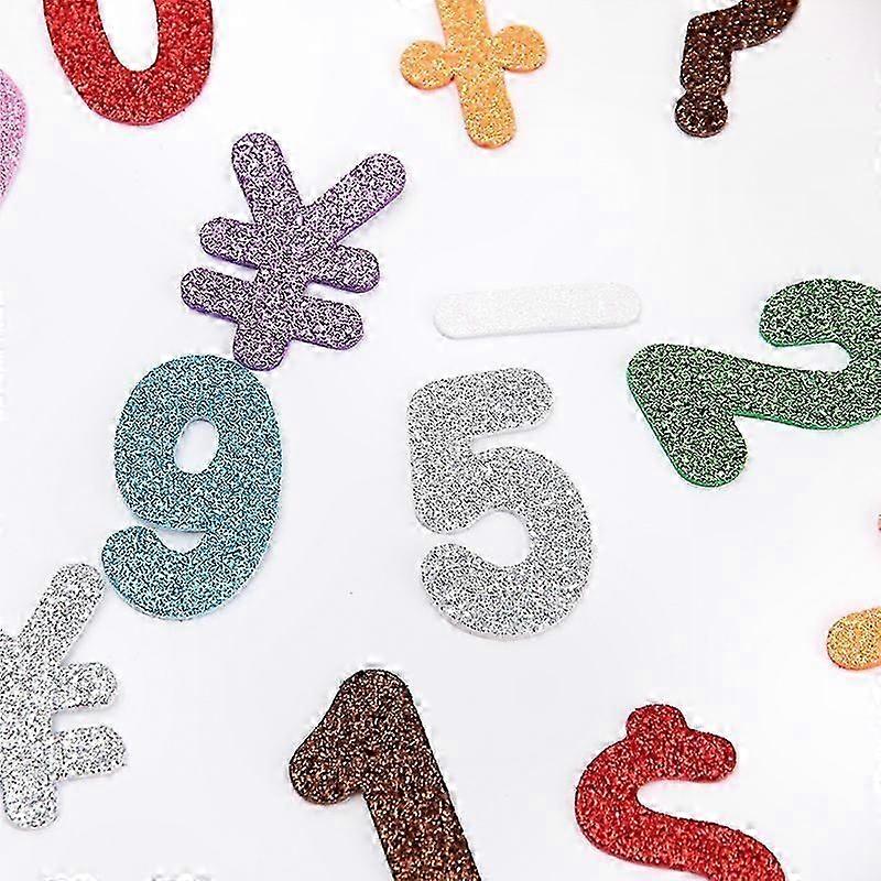 Glitter Foam Alphabet Stickers for Craft Projects