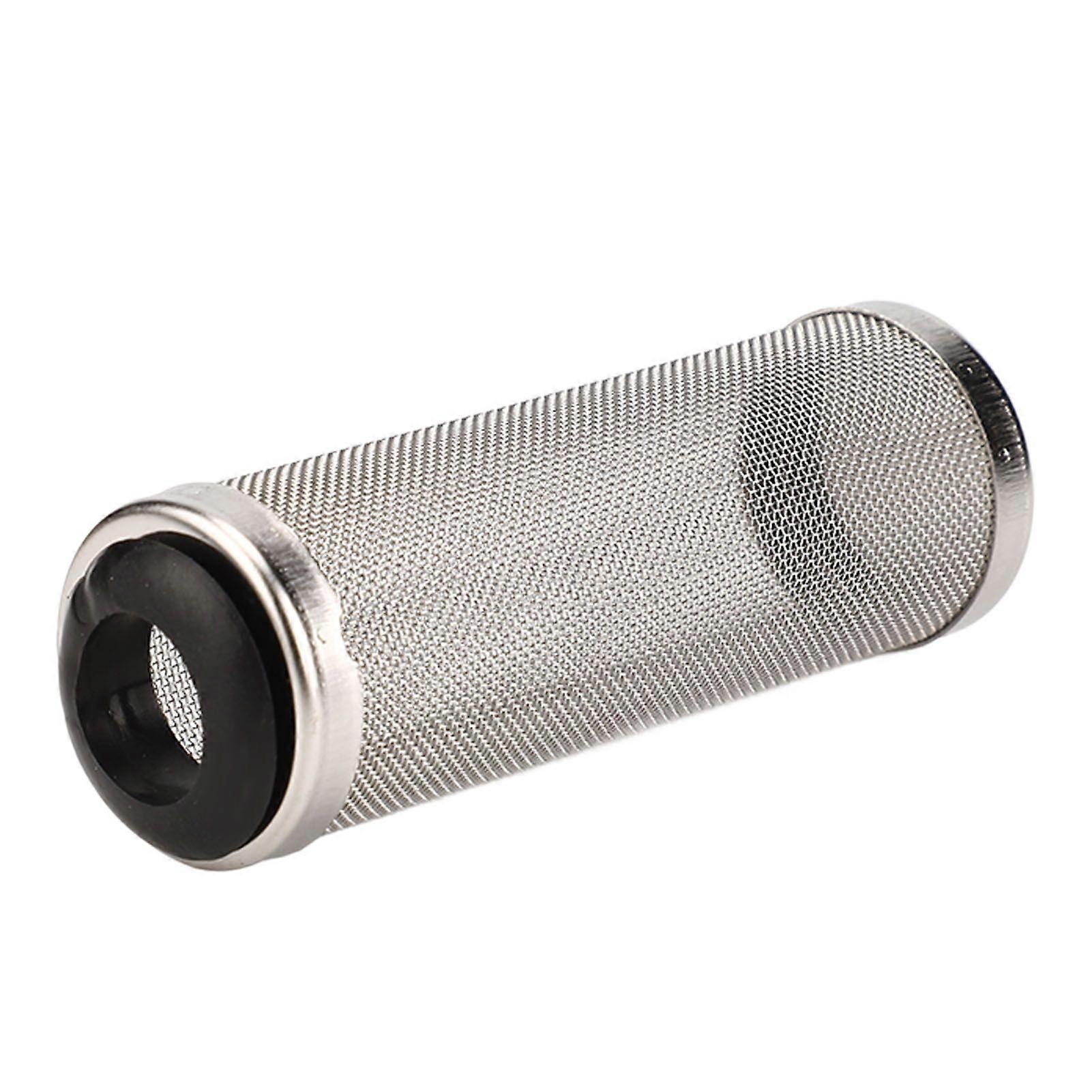 Aquarium Filter Guard Mesh 304 Stainless Steel Safe Fish Tank Shrimp Mesh Net for Aquarium Fish Tank Filtration Black Inner Diameter 16mm/0.63in (Larg