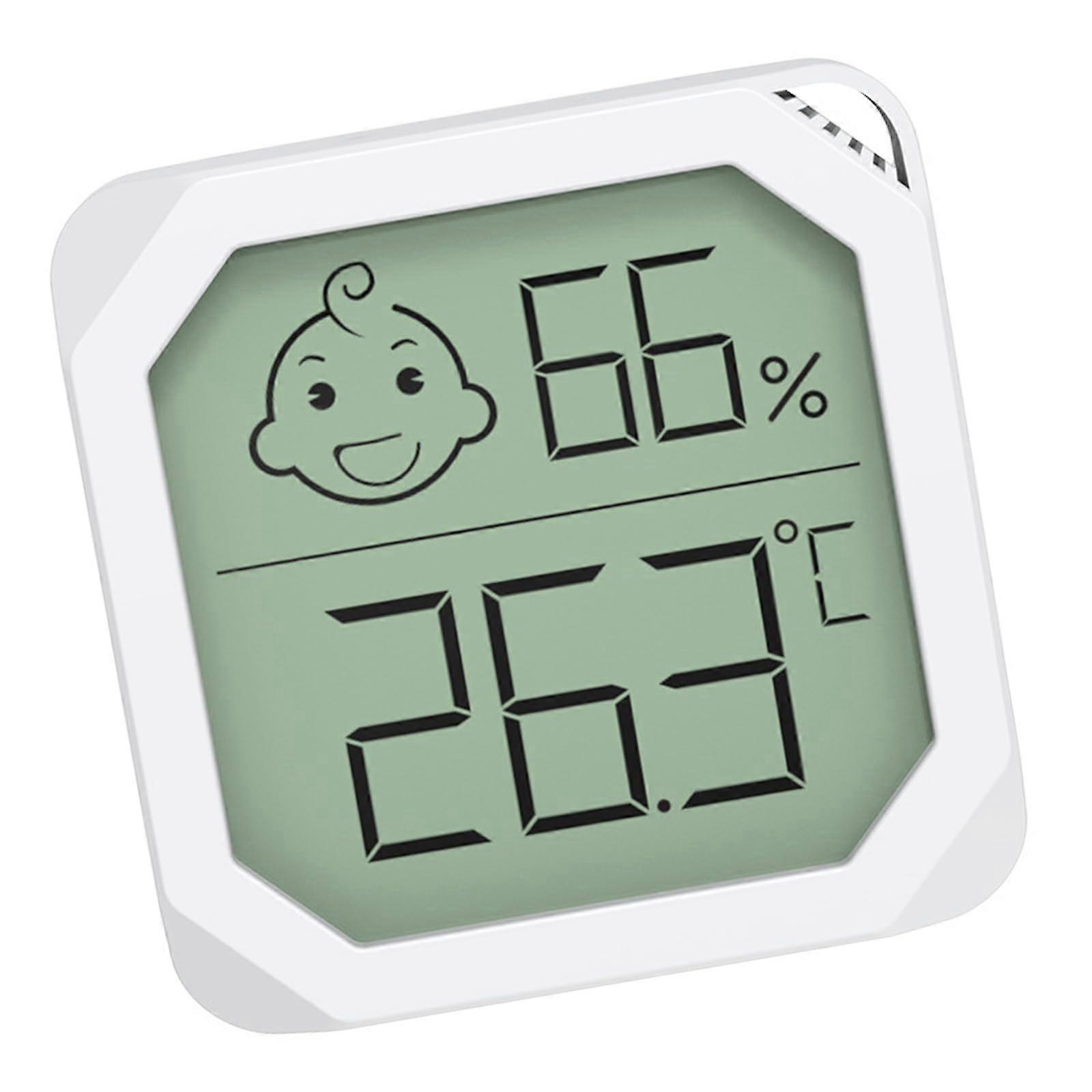 Environment Monitor Temperature Humidity Sensor Small ABS Housing Energy Efficient Thermometer Hygrometer for Pet Cage Nursery