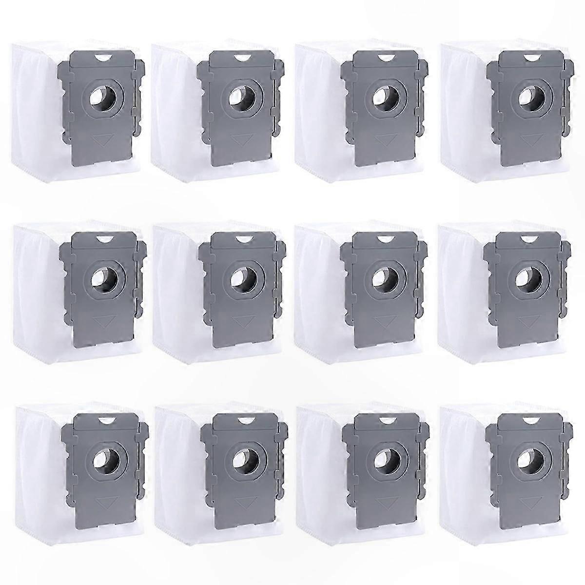 12-Pack Replacement Vacuum Bags for Robotic Vacuums Compatible with Multiple Models