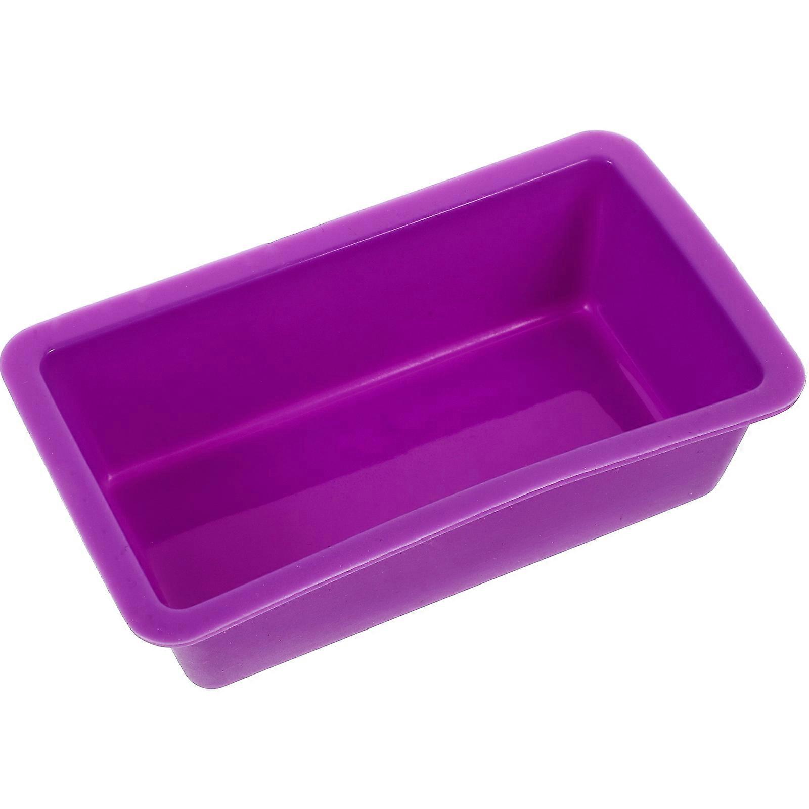 Silicone Loaf Pan Mold Rectangular Baking Essential For Home Bakers Assorted Color 1Pcs