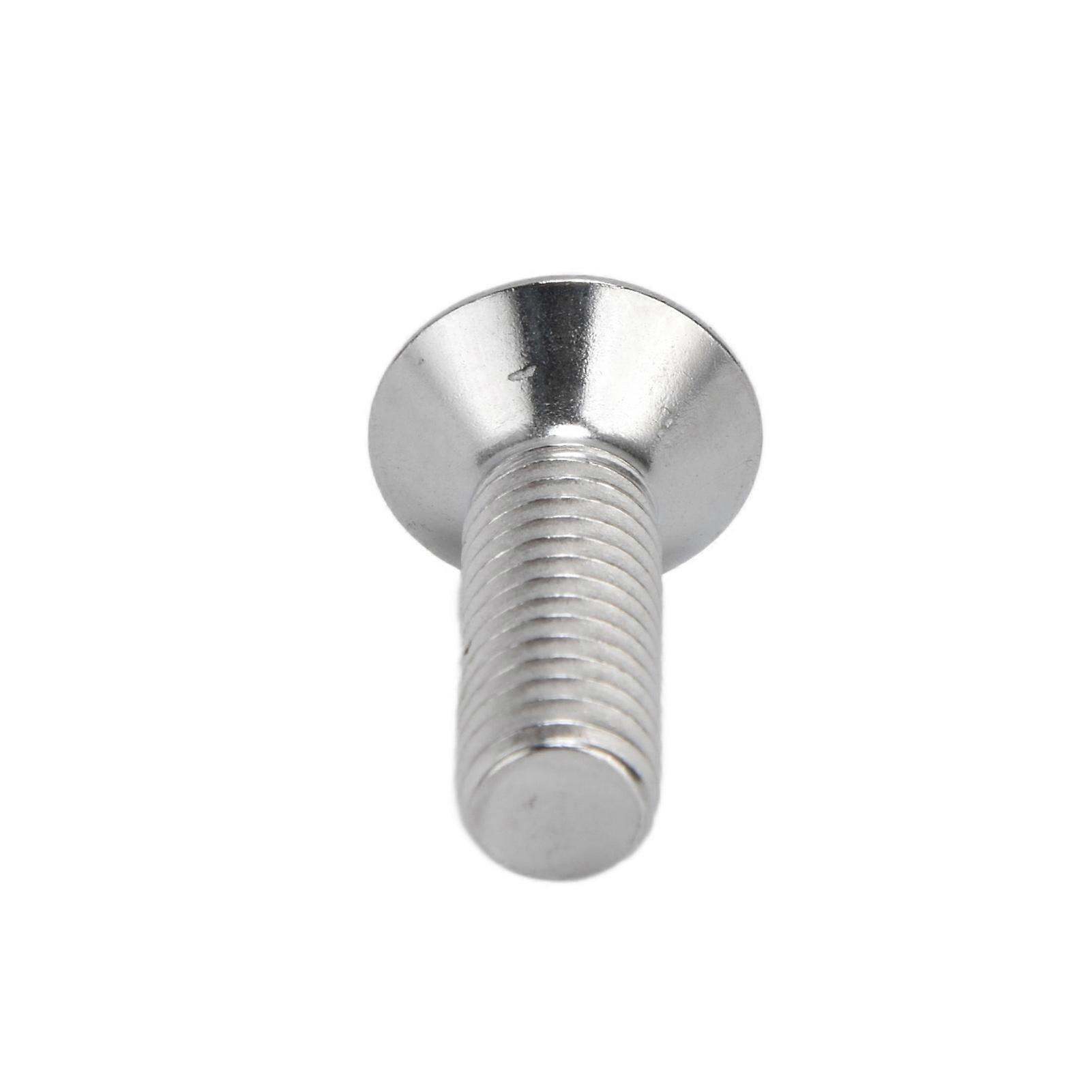 30pcs M10x30mm A2 Stainless Steel Countersunk Hex Screws