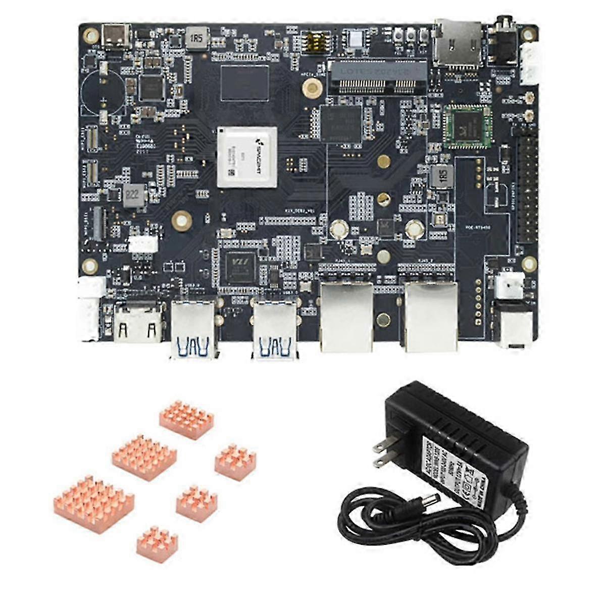 Banana Pi F3 SpacemiT RISC-V Chip 8 Core Development Board with 4G LPDDR4 Memory, 16G EMMC 2.0 Storage & TOPs AI Computing Power
