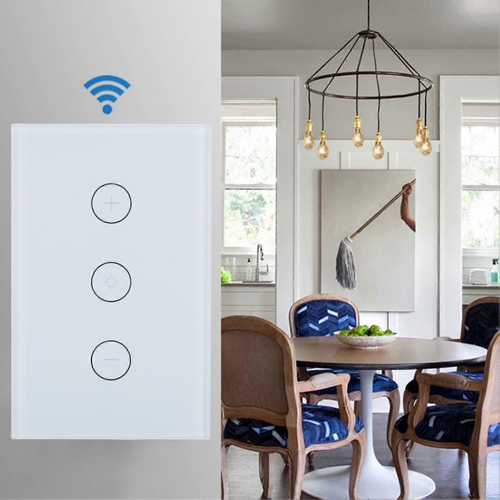 Smart WIFI Touch Dimmer Switch, 400W, 2.4GHz, Voice & APP Control