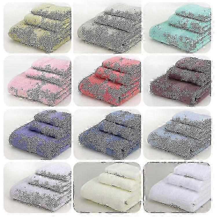 3pc Bath Towel Set Towels Bath Towels And Square Towels