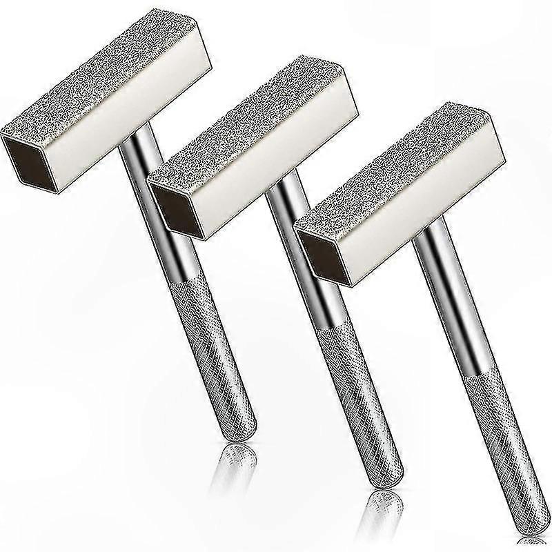 3-Pack Diamond Grinding Discs for Stone Dressing, Bench Grinder Tool for Truing, Deburring, and Sharpening Tasks