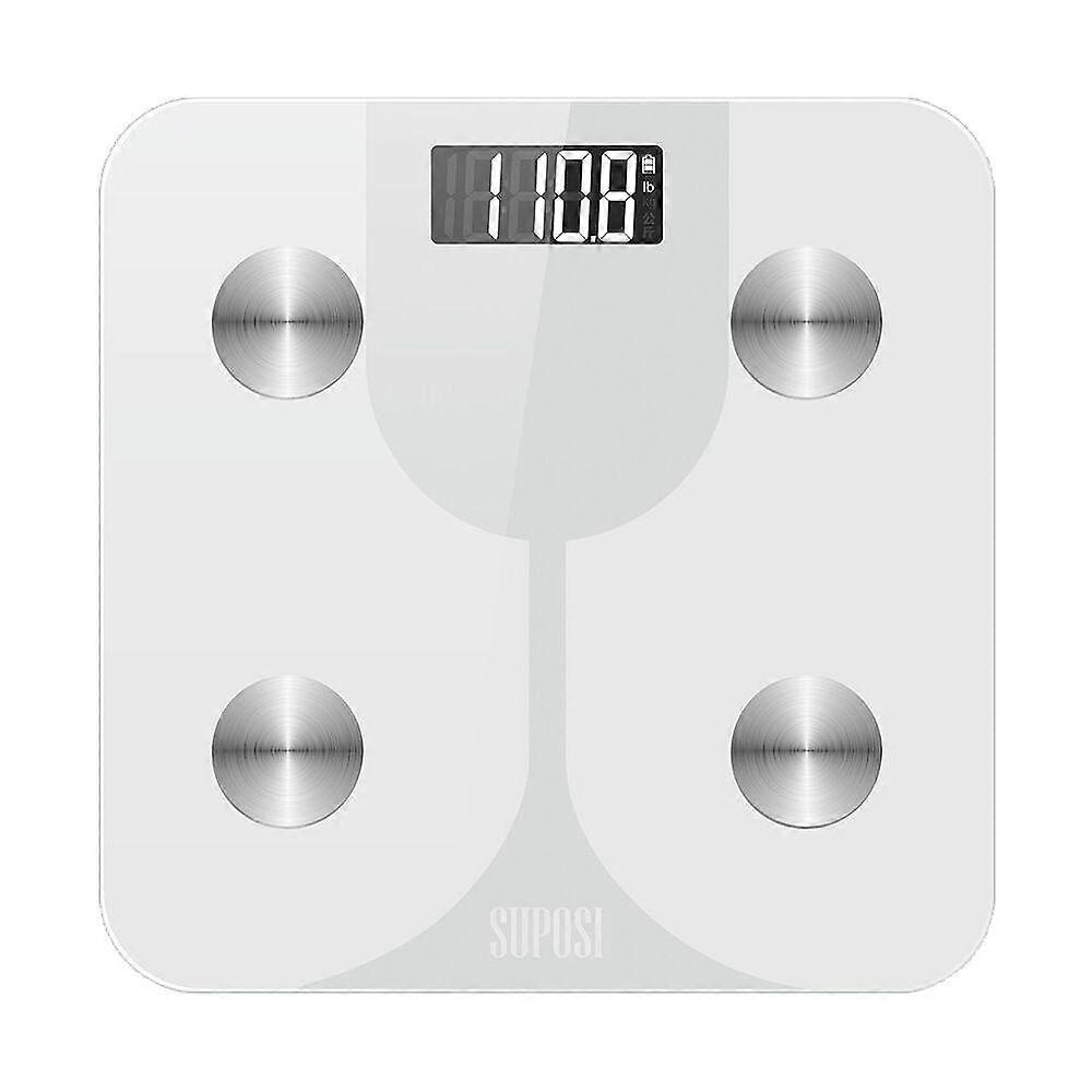 Bathroom Scales Digital Balance Body Fat Smart(White)