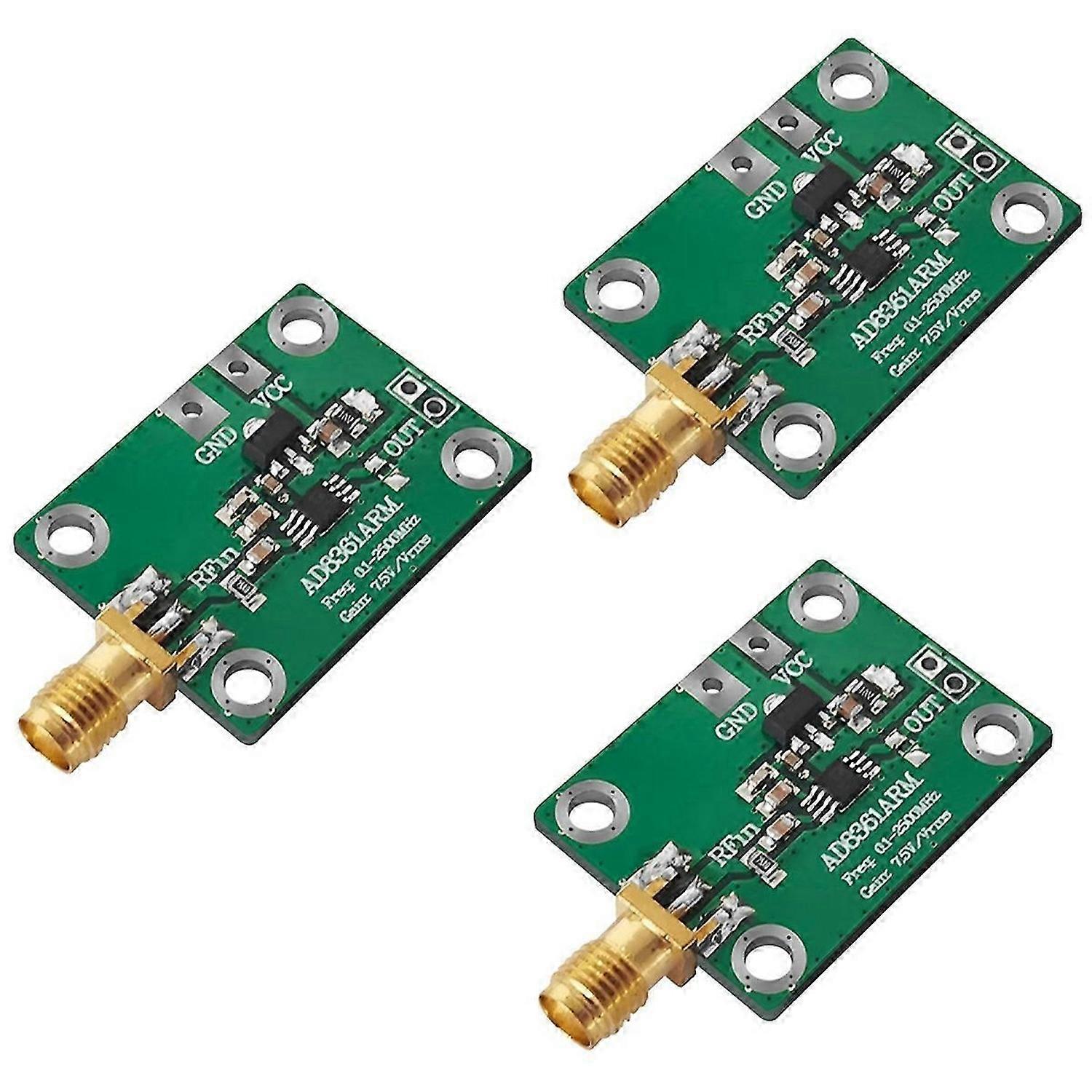 AD8361 Power Meter True RMS Detection Module AM Detector Magnitude Detector 0.1-2.5 GHz 3 Pieces