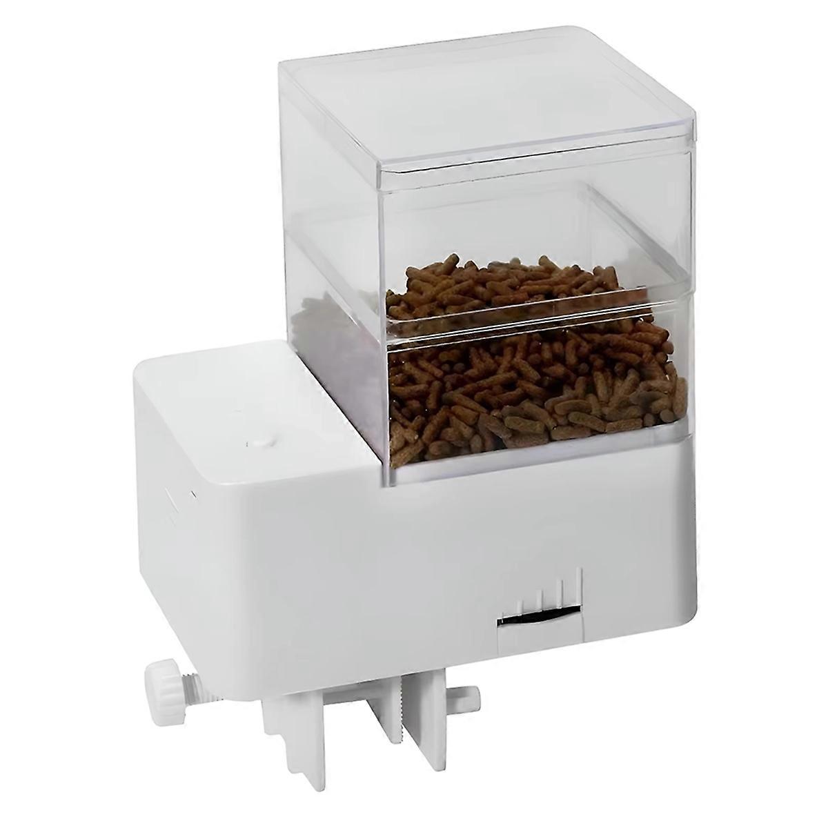 Automatic Fish Feeder/Intelligent Feeder,4-Speed Timer,Maximum Support for 12MM Fish Food,Suitable for Turtles,Fishes B