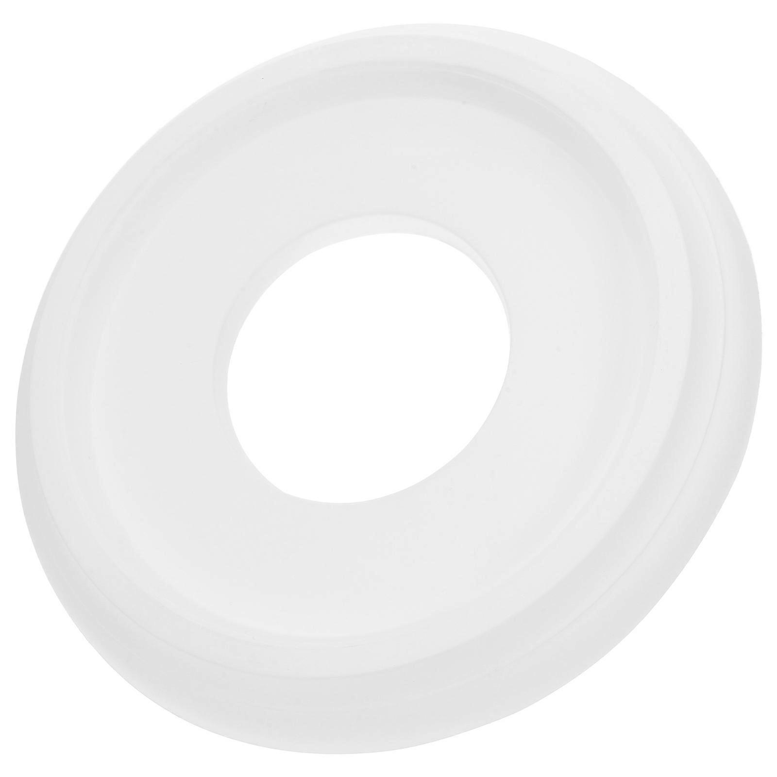 White Ceiling Lamp Canopy PU Material for Light Fixture 3Pcs Pack