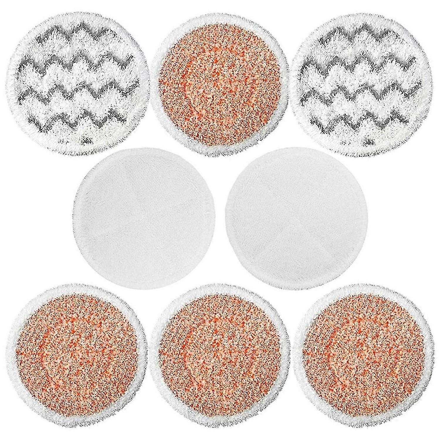 8pcs For Bissell 3897A Replacement Rotating Steam Mop Pads