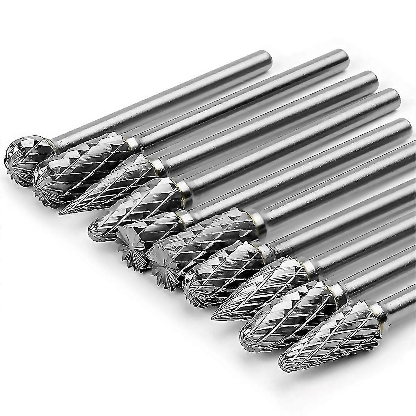 For Carbide Burr Set Compatible With For Rotary