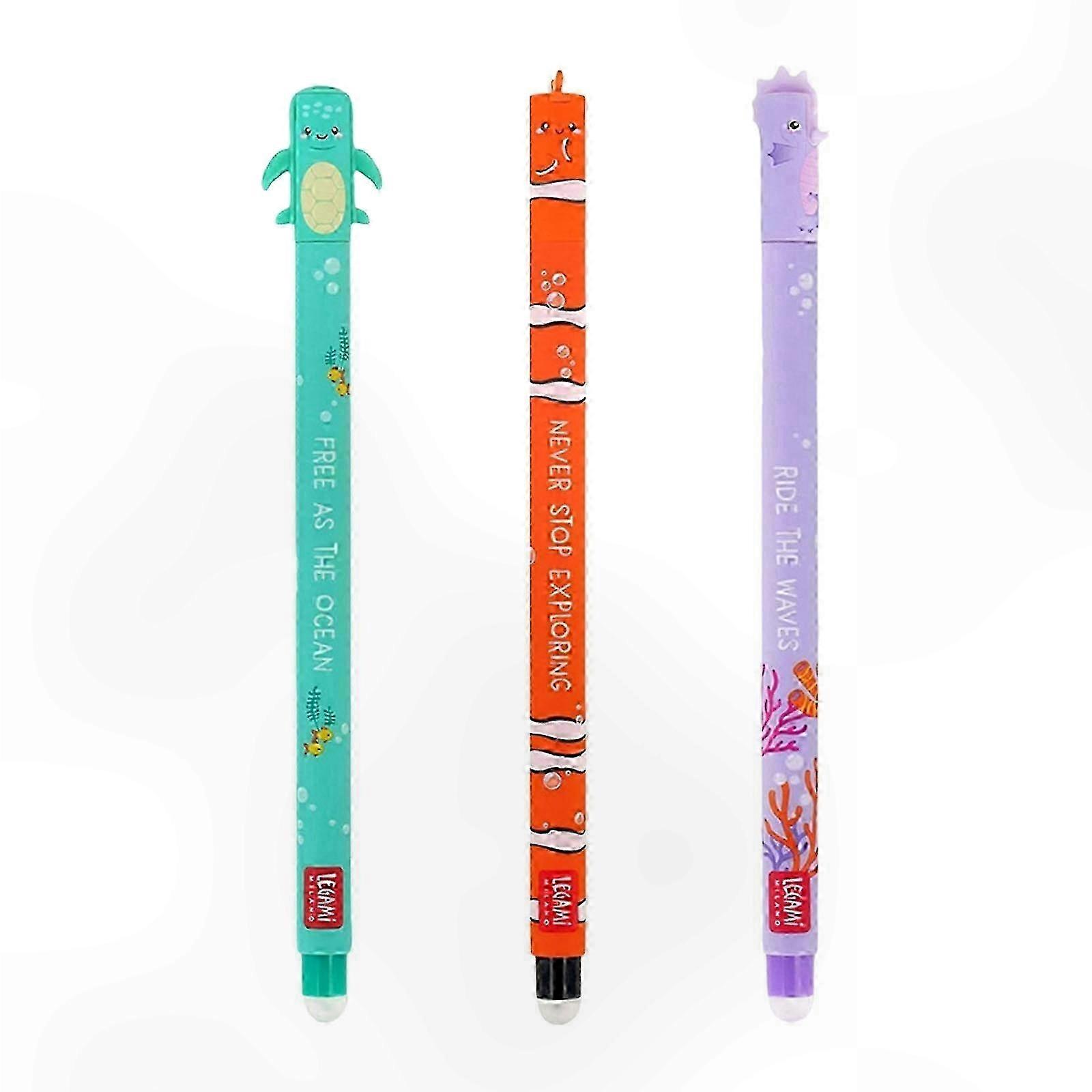 3-Pack Precision Gel Pens, 0.35mm Fine Tip for Smooth Quick-Drying Writing, Perfect for Journaling and Note Taking