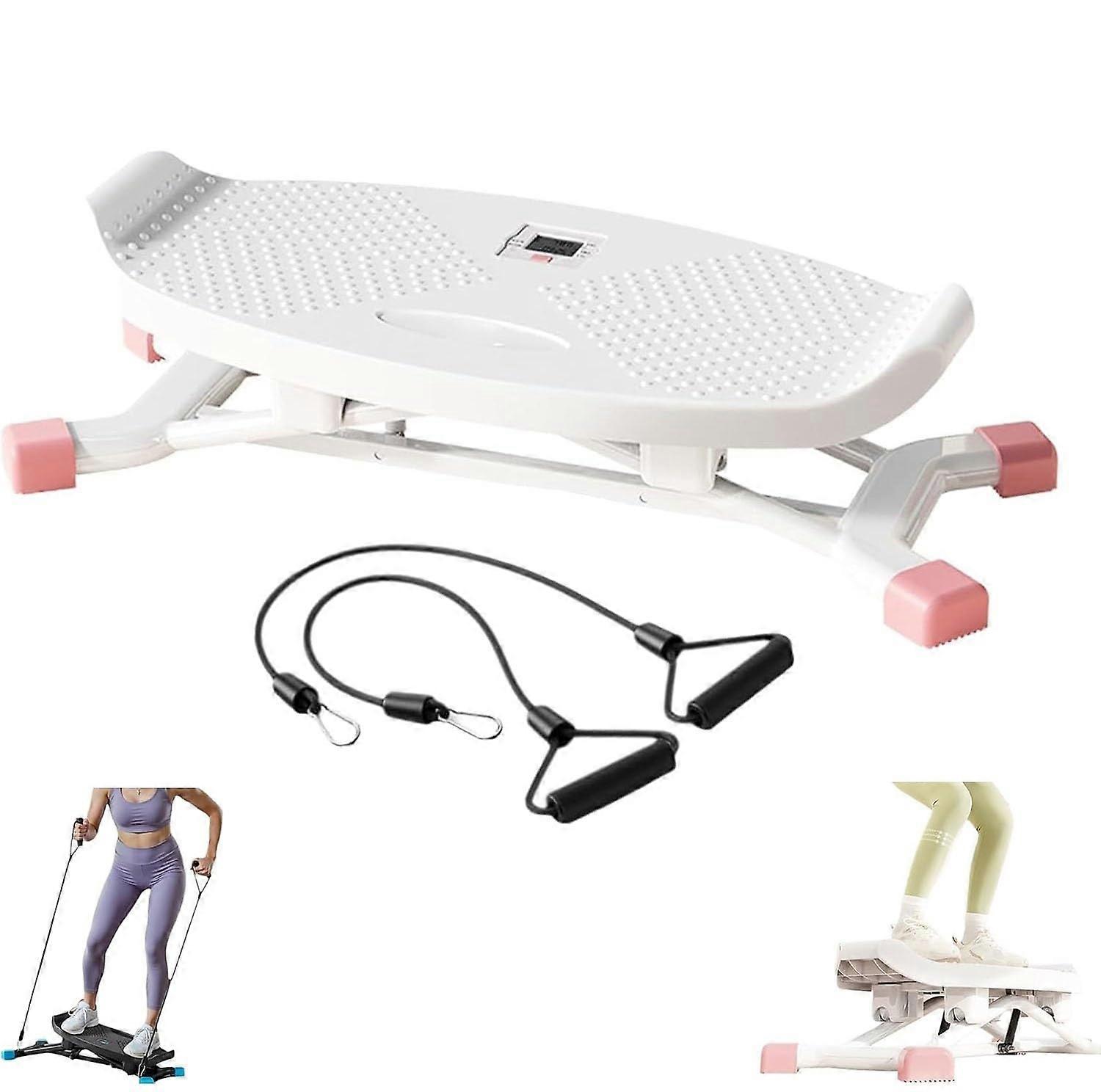 Balance Board All Motion Exerciser With Resistance Bands 800 Lbs Noiseless HeavyDuty Fitness Board For Home