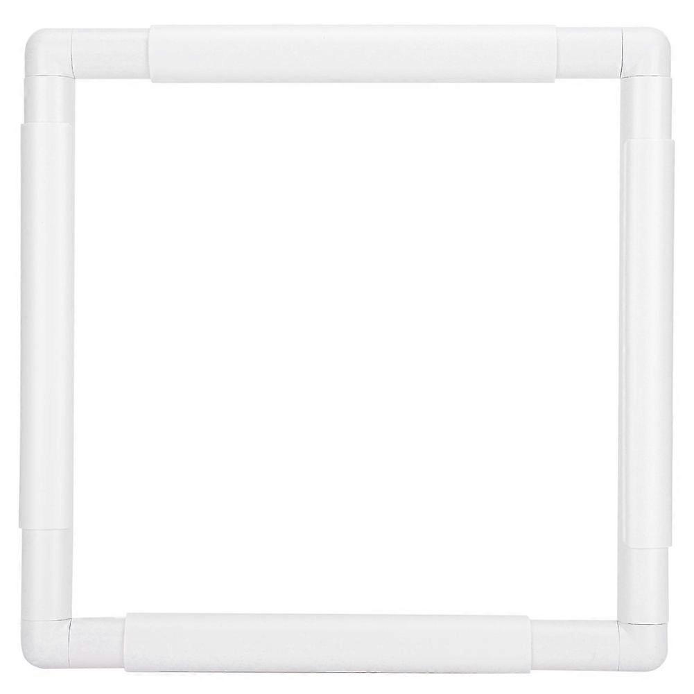 Square Shape Embroidery Frame DIY Hoop Cross Stitch Craft Tool Handhold Rectangle Sewing Supplies11 x 11in