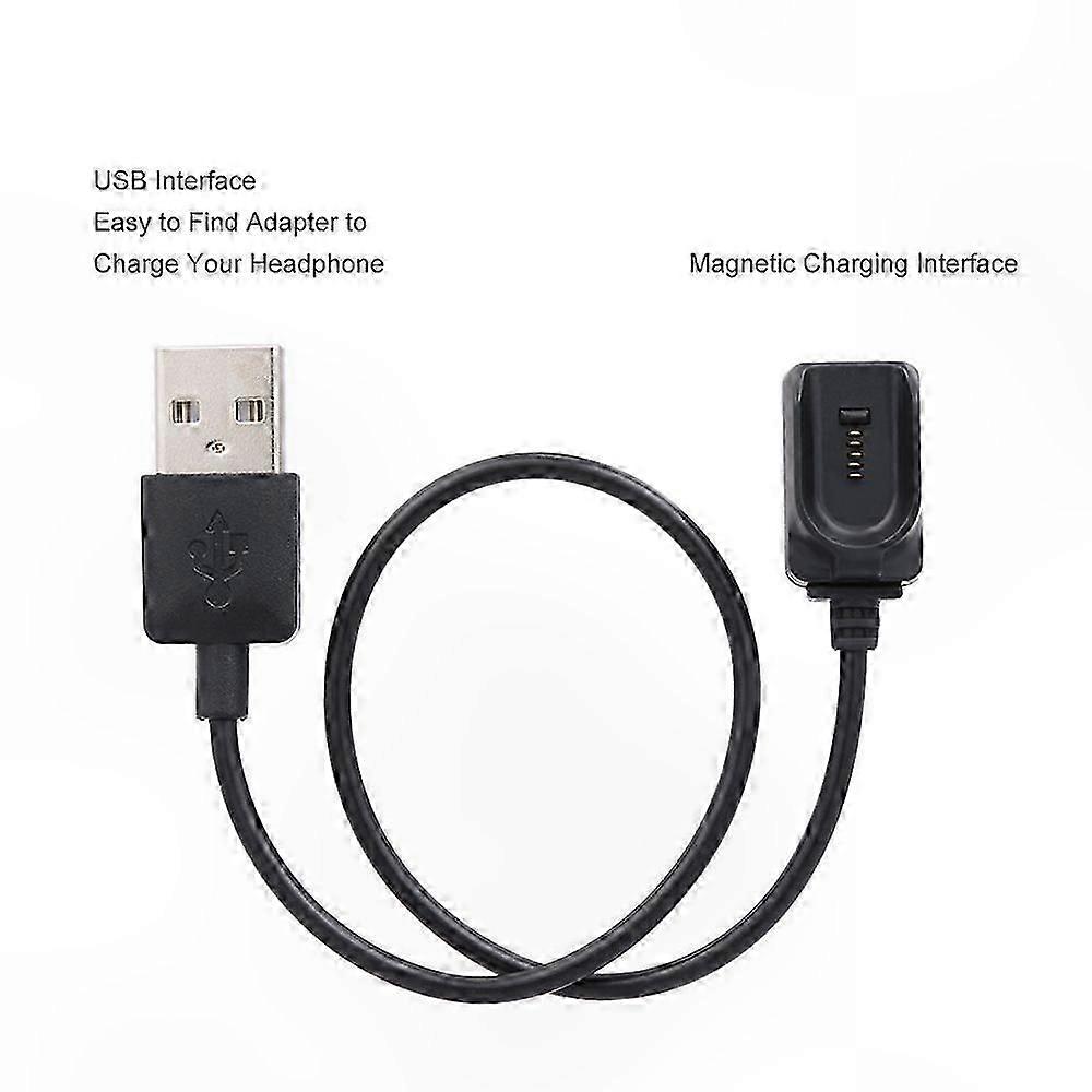 USB Interface Headphone Charging Cable for Wireless Headset with Charger Adapter