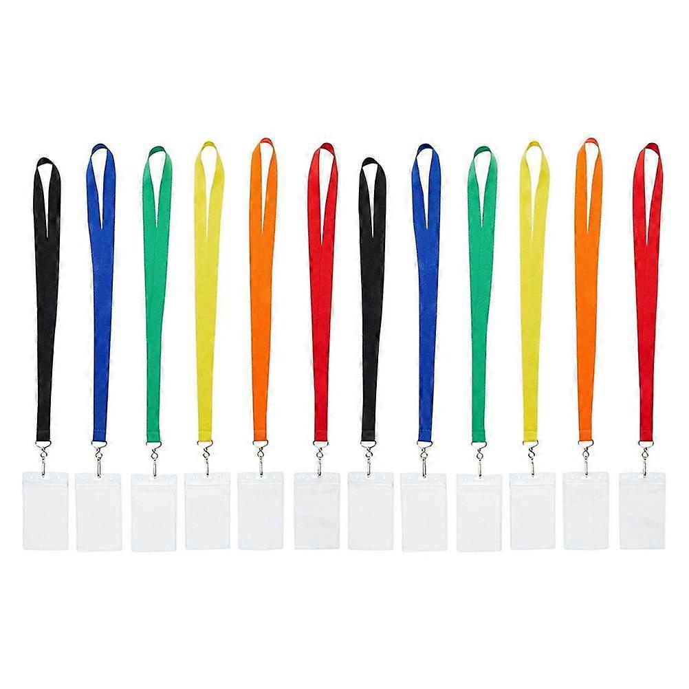 Id Card Holder for Protection 1Set Clear Waterproof Portable PVC Badge Holder