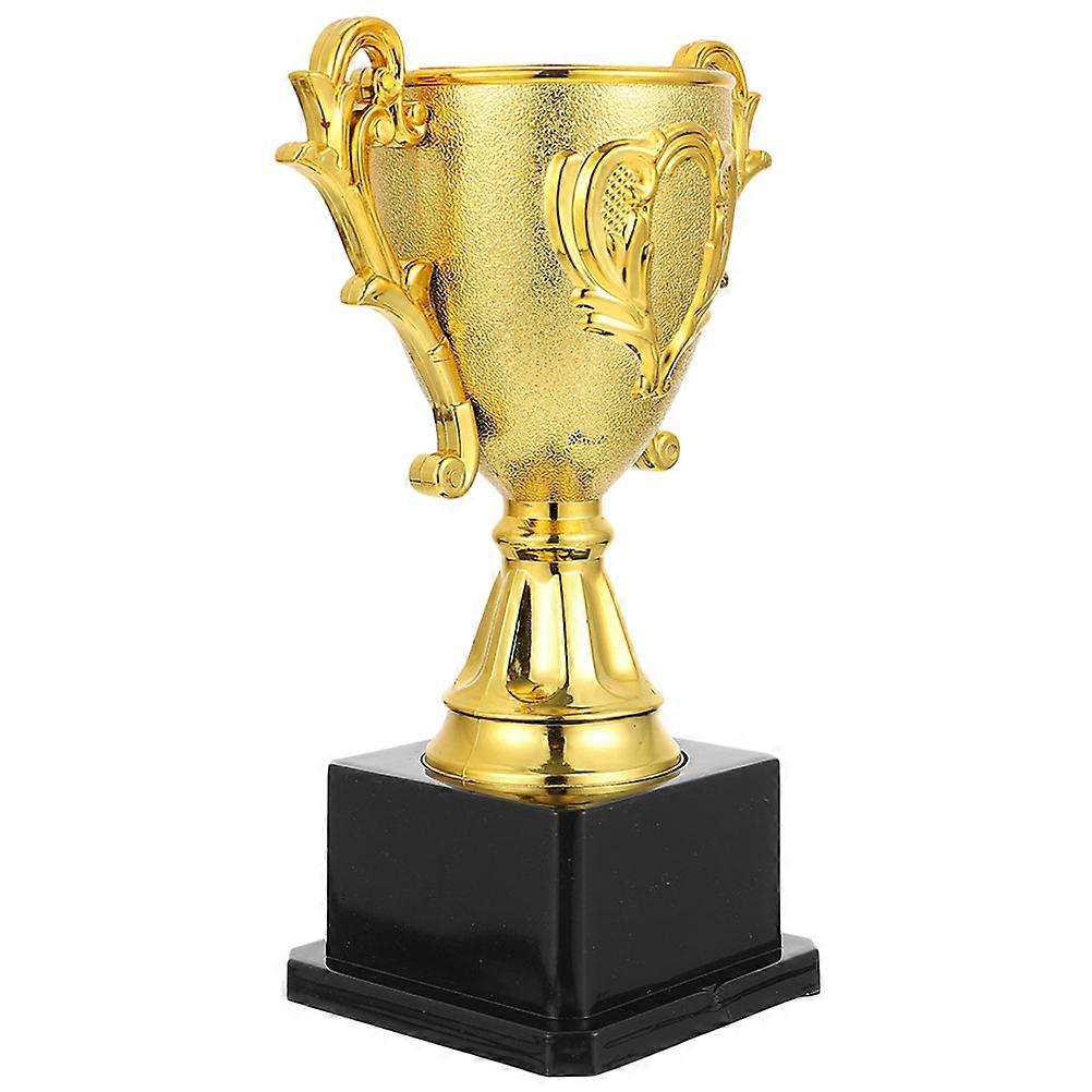 Golden Trophy Cup Award Trophy Toy First Competition 3Pcs