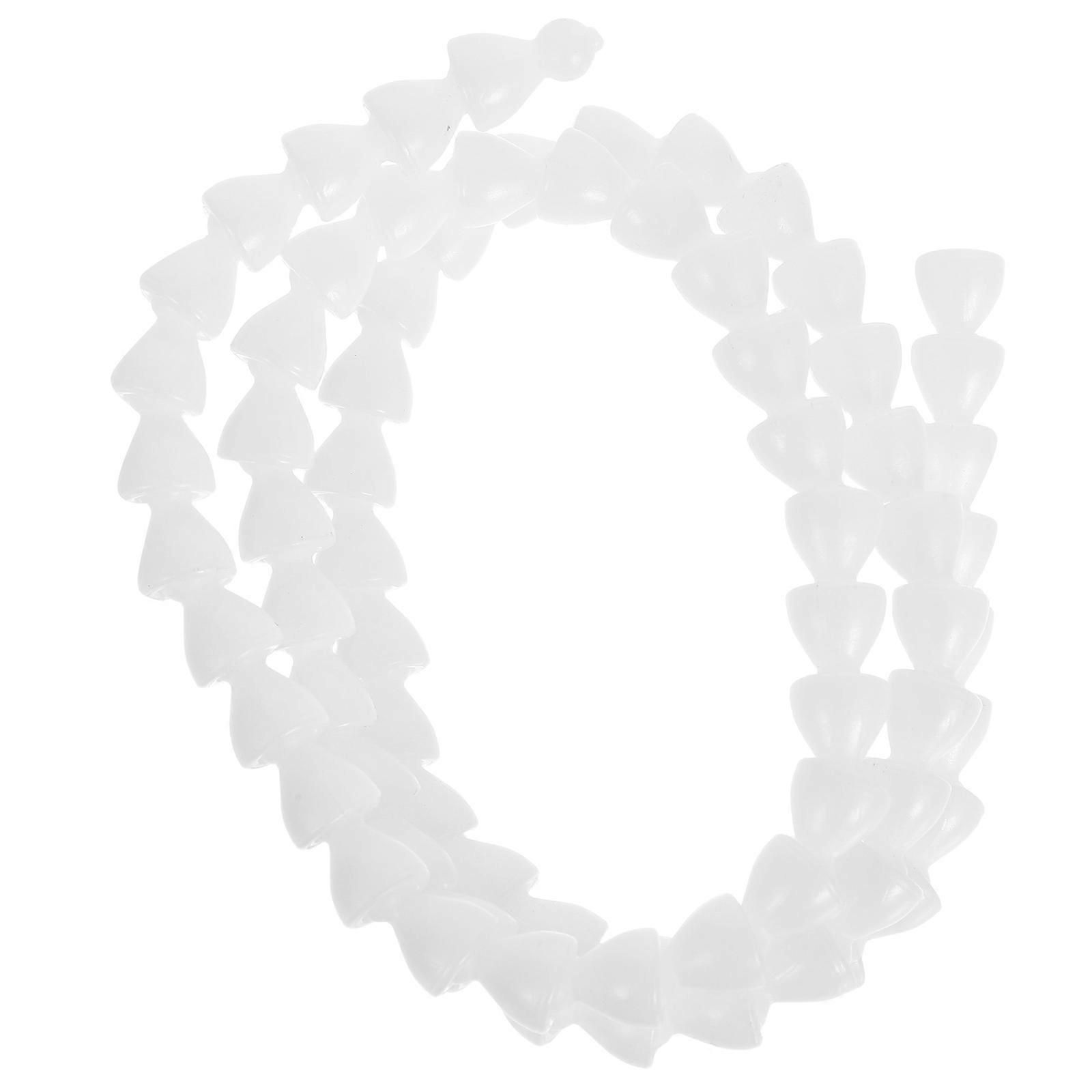 White Plastic Skeleton for Doll Making 15Pcs Flexible Body Joints