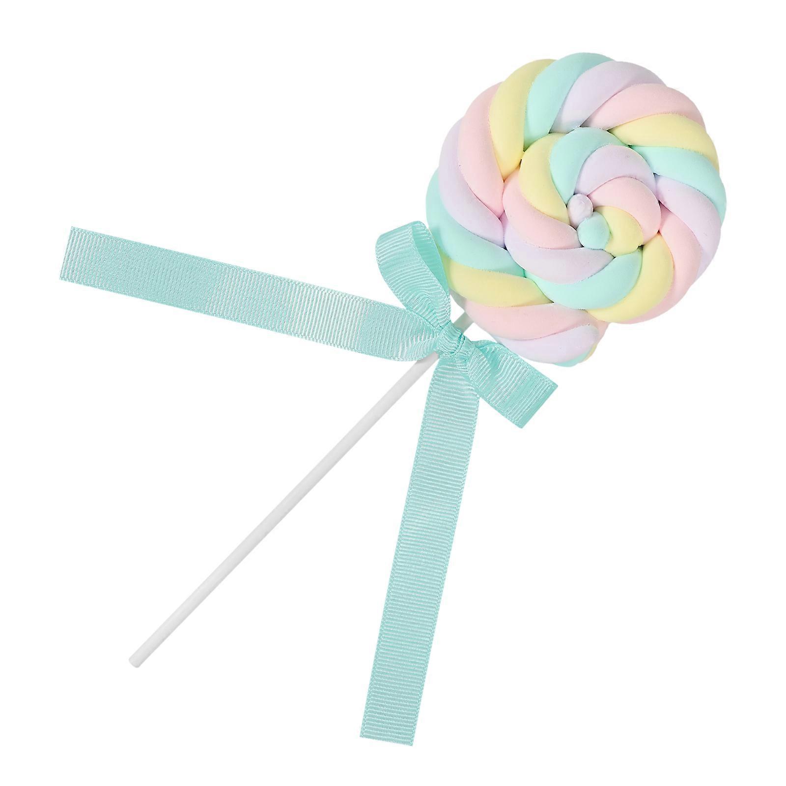 Simulation Lollipop Model Decorative Candy Prop for Photo 4Pcs