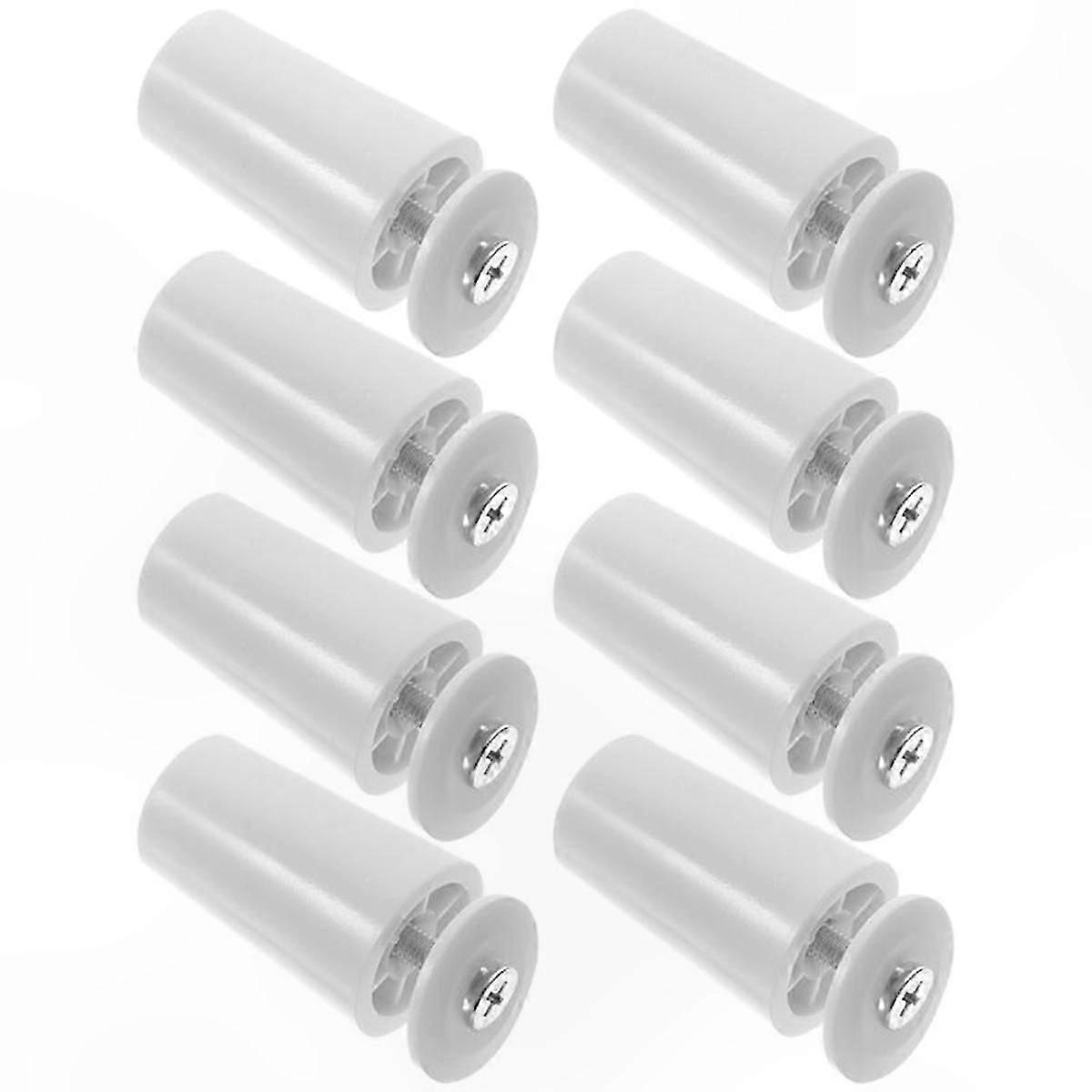 8-Pack Window Blinds Stops for Roller Shutters Buffers in White