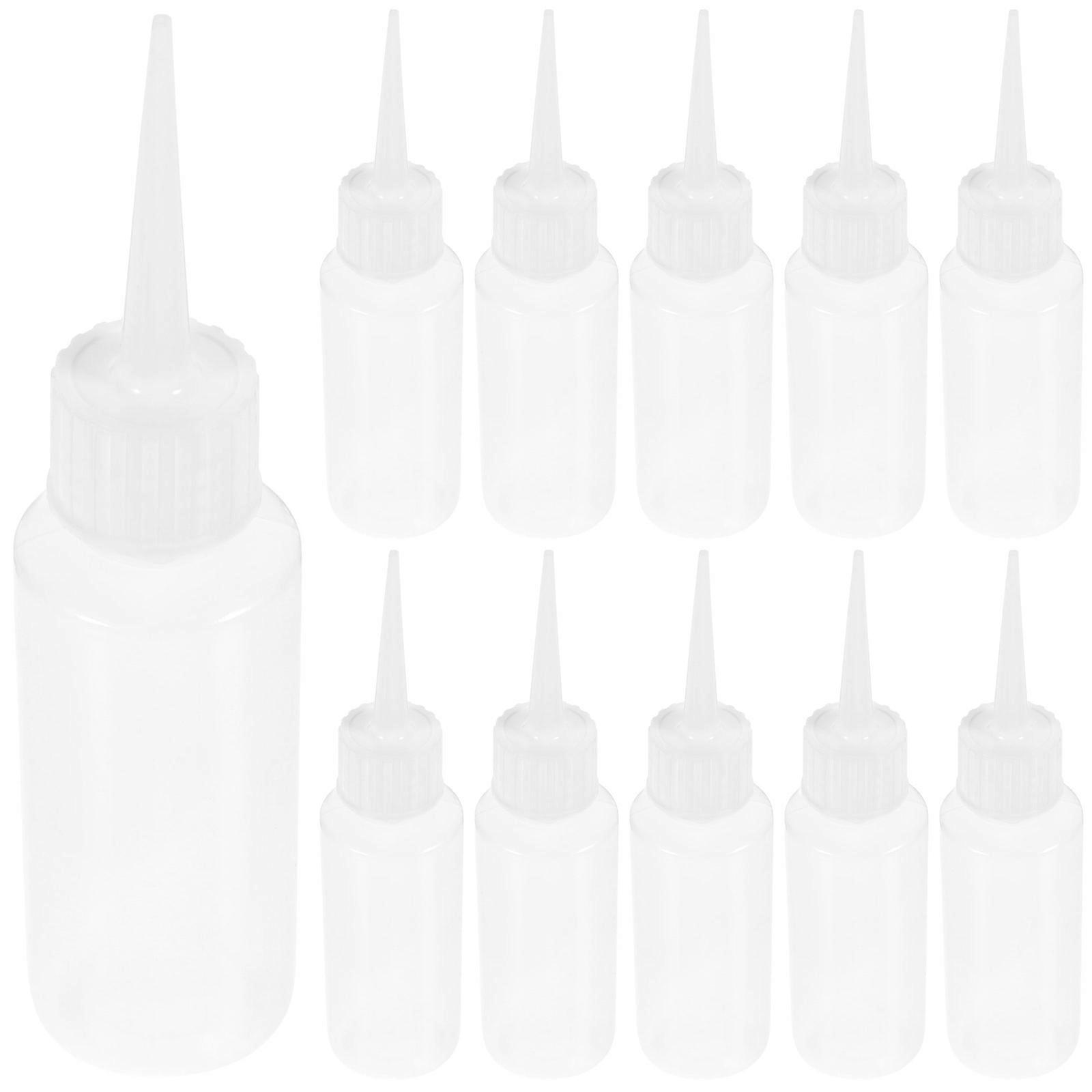 Glue Applicator Bottles Plastic Squeeze Bottles for Liquid 40Pcs