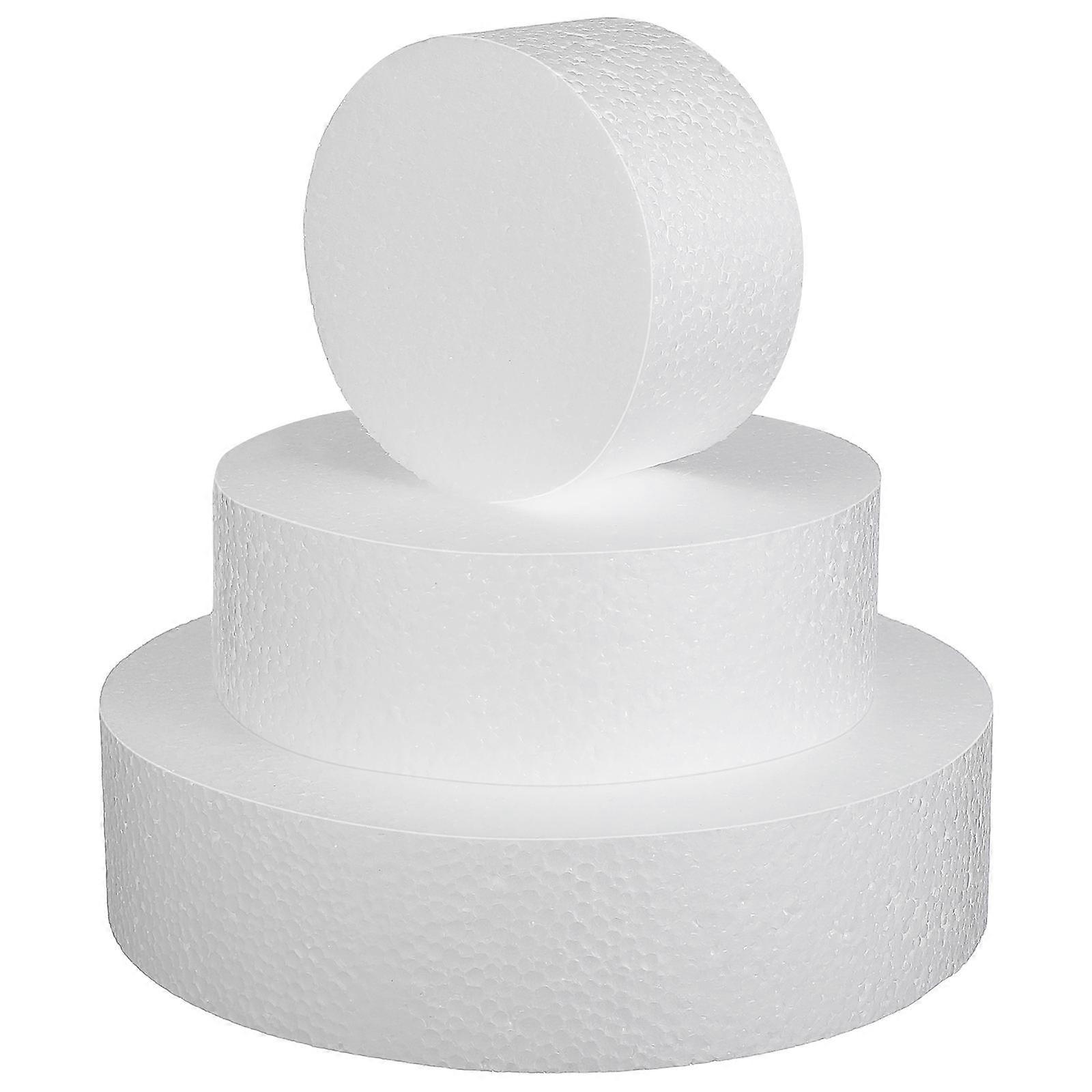 Foam Cake Models 15Pcs for Wedding Cake Display and Decorating Practice