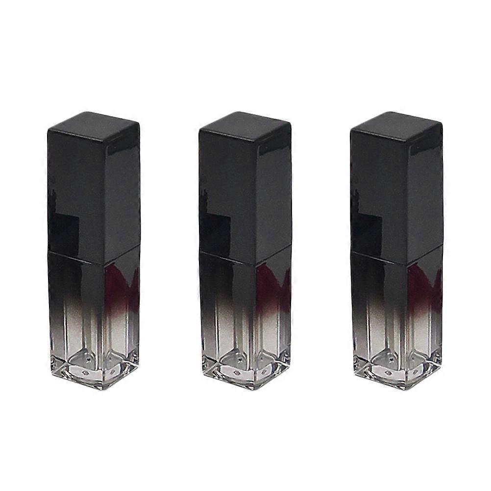 Lip Gloss Containers Empty Black Tubes for 9Pcs Cosmetic Use