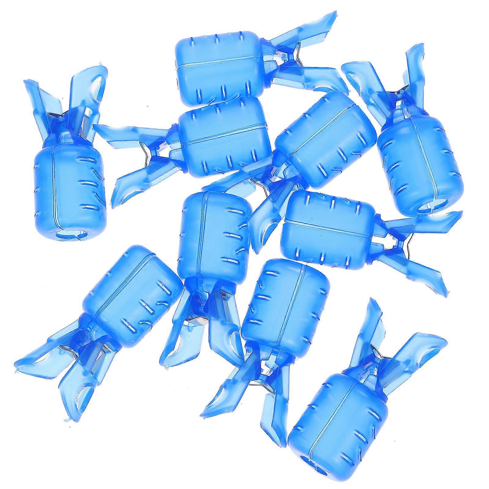 Thicken Hook Cap Hook Cover for Fishing Use 40Pcs Blue Plastic
