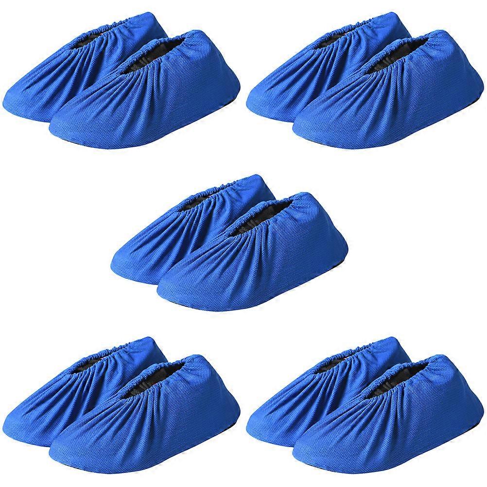 Adult Style Mesh Cloth Shoe Covers for Shoe Use 5Pairs Reusable
