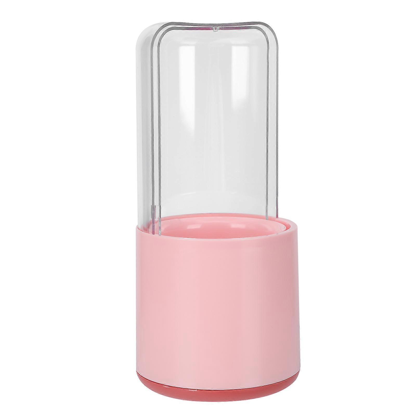 Makeup Brush Box Household Toiletry Holder for Storage Use 4Pcs Pink