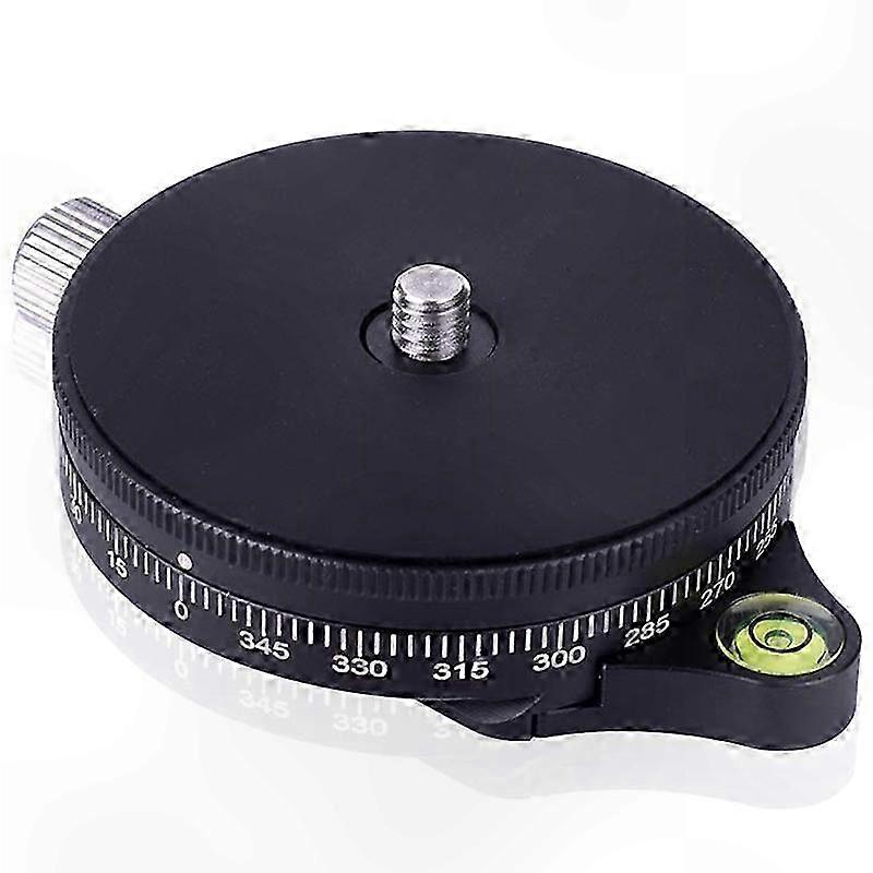 Camera Pan Base with Style Plate for DSLR - 0.95cm Screw Mount Adapter