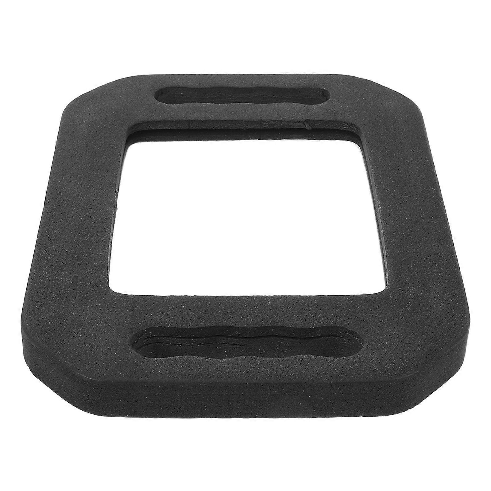 Black Barber Mirror with Foam Back for Hair Salon Use 3Pcs Pack