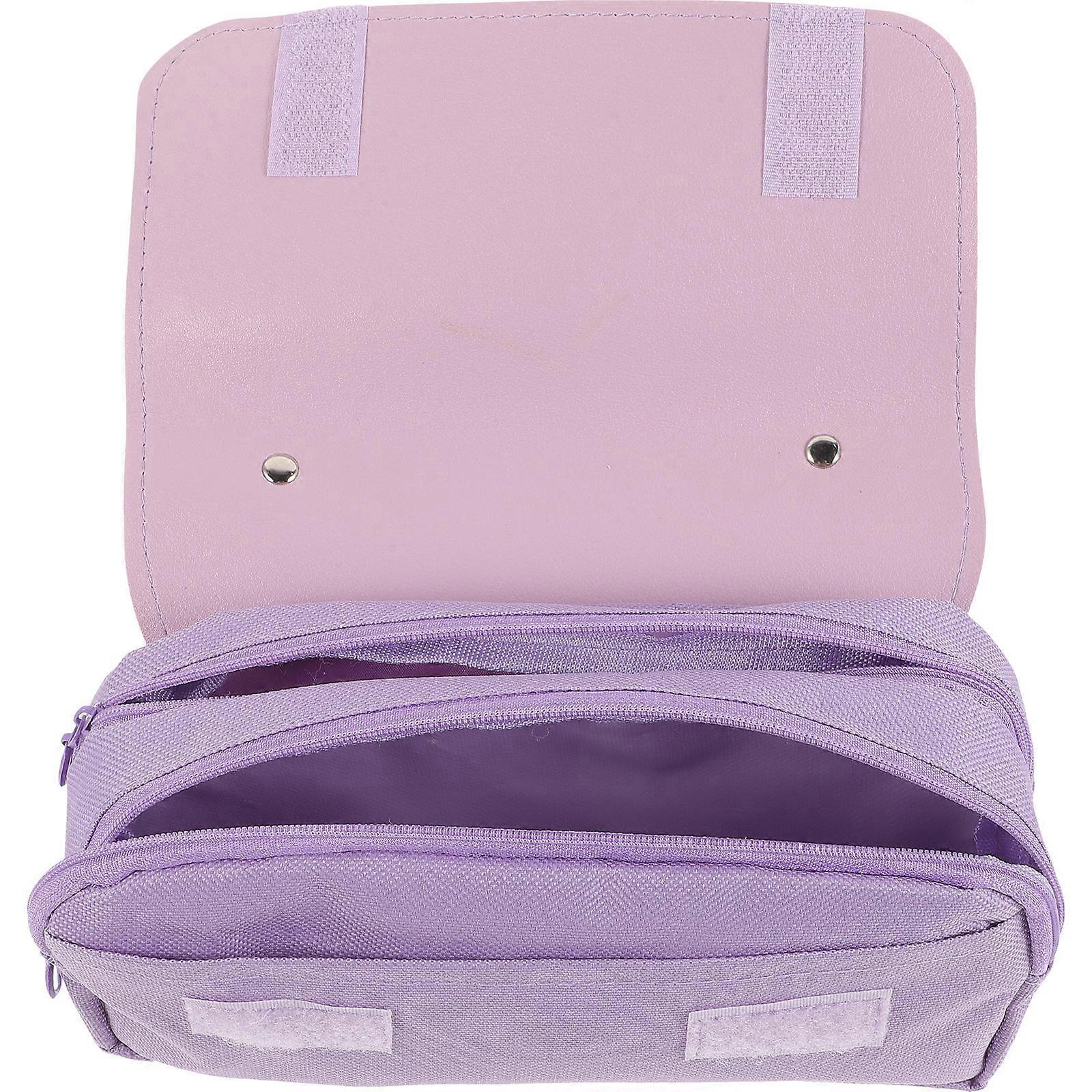 Stress Bag 2Pcs Rectangular Pencil Pouch For Students 21X11cm Chic Storage