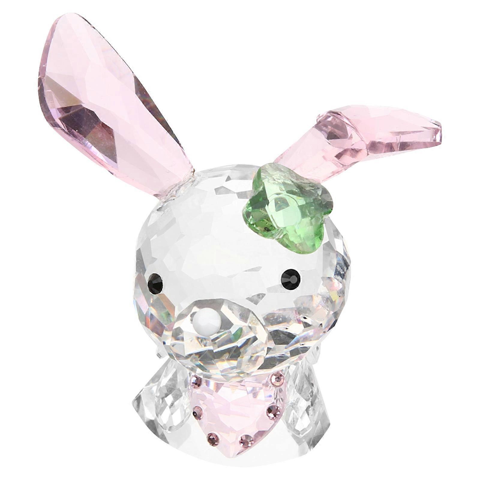 Crystal Bunny Decor for Decor 5Pcs Adorable Rabbit Tabletop Ornaments