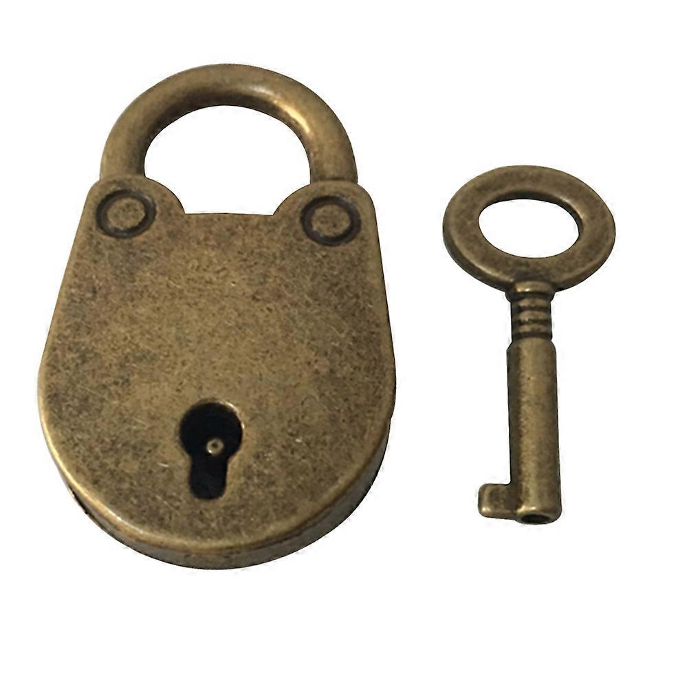 3Pcs Archaize Design Miniature Bear Head Key Locks For Small Luggage Craft Diary Decoration Dark Brown With Rust Proof Features