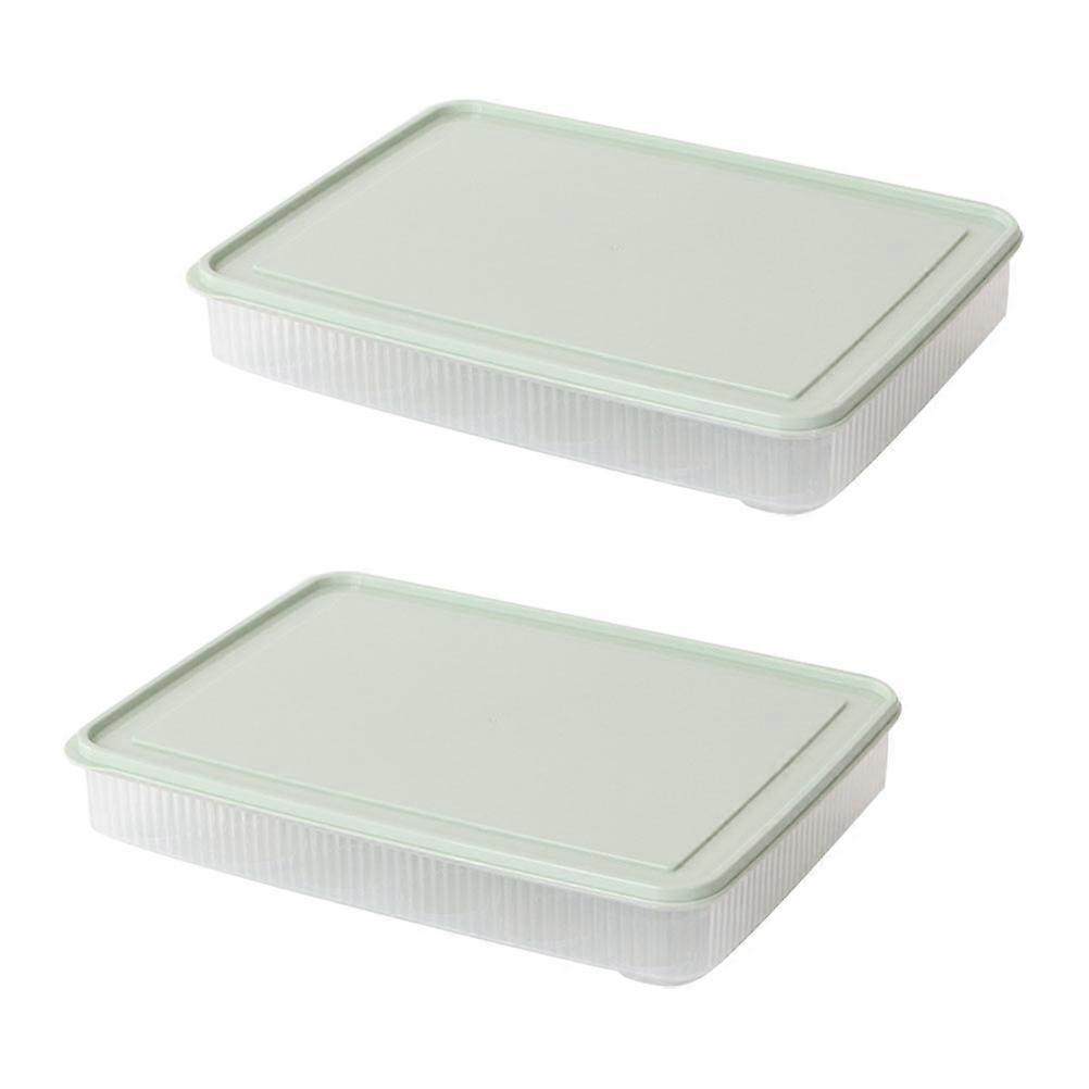 Egg Container Egg Storage Box for Storage Use 4Pcs Household Green