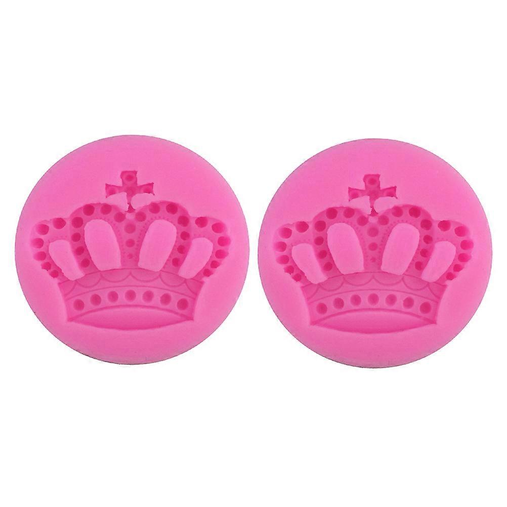 4Pcs Silicone Mold Crown Shaped Cake Decorating Tool for Baking